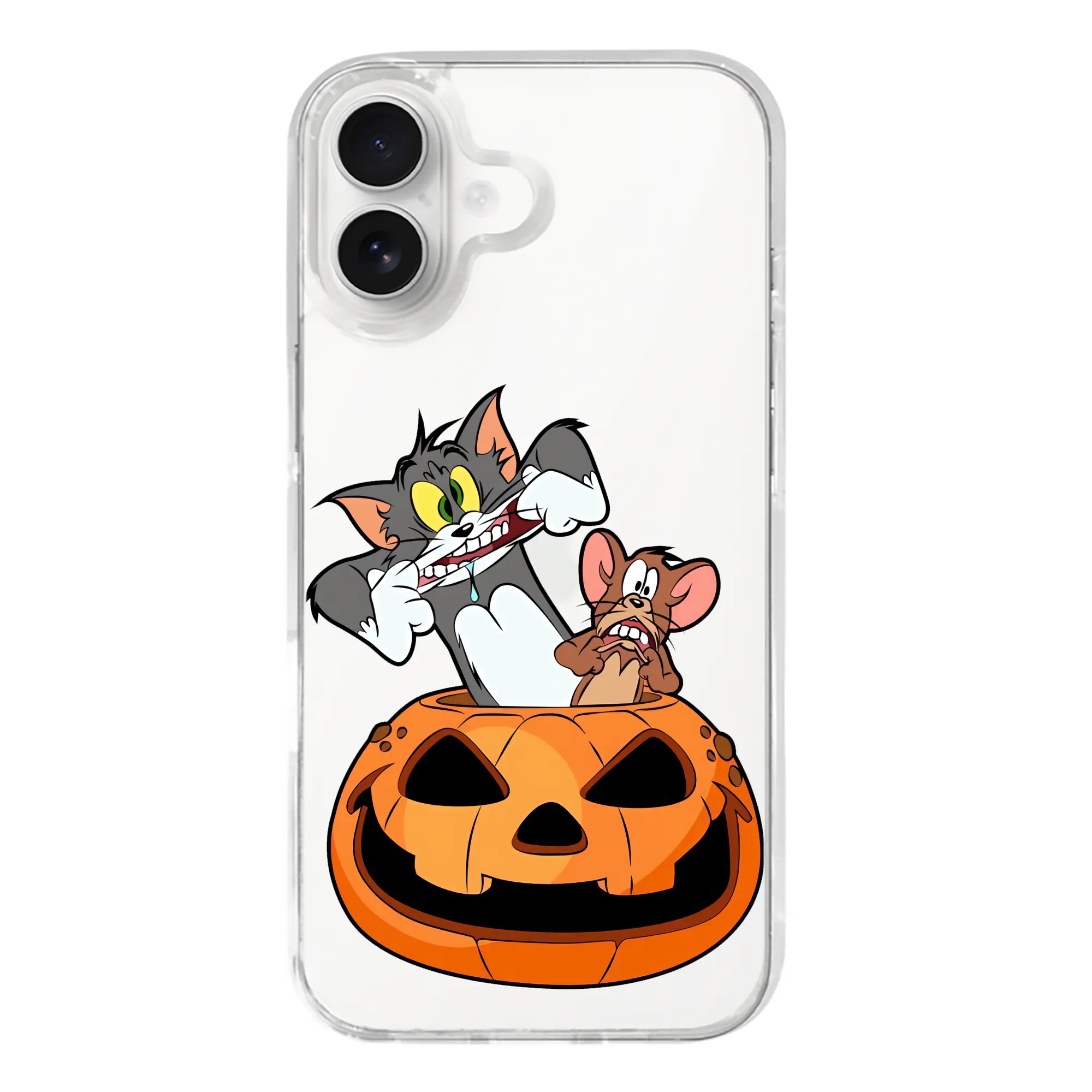 トムとジェリー グッズ ジェリー - iPhone 17シリーズ 透明スマホケース – 薄型・耐衝撃・精密フィット保護カバー